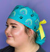 Cat Mom Custom Solid Color Ponytail
