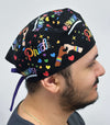 LGBTQIA+ Pride Proud Themed Custom Solid Color Unisex Scrub Cap