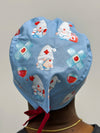 Cute Nurse Gnomes Theme Custom Solid Color Unisex Scrub Cap