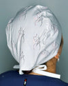 Woman's Body Silhouette Custom Solid Color Unisex Scrub Cap