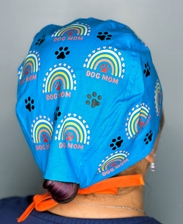Dog Mom Custom Solid Color Unisex Scrub Cap