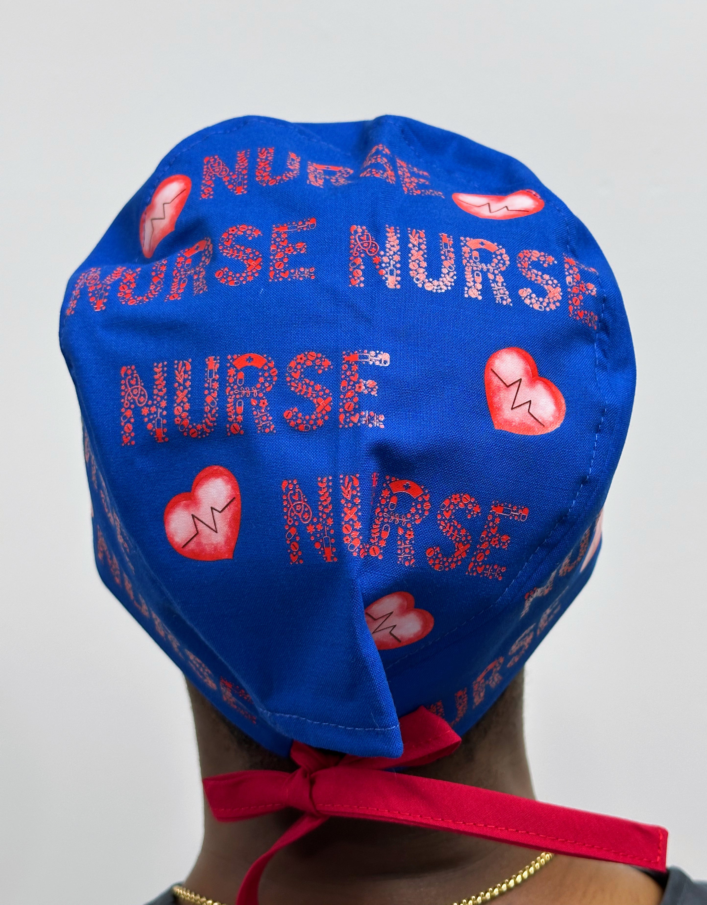 Nurse Theme Custom Solid Color Unisex Scrub Cap