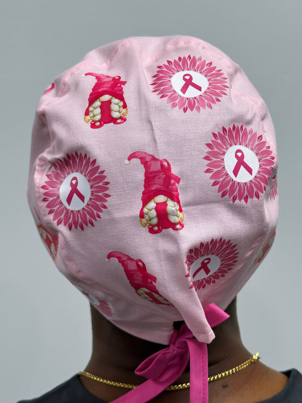 Breast Cancer Awareness Custom Solid Color Unisex Scrub Cap