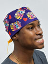 Groovy Surgical Tech themed Custom Solid Color Unisex Scrub Cap