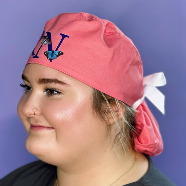 RN Themed Solid Color Ponytail