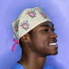Floral Anatomical Hearts Custom Solid Color Unisex Scrub Cap