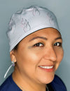 Woman's Body Silhouette Custom Solid Color Unisex Scrub Cap