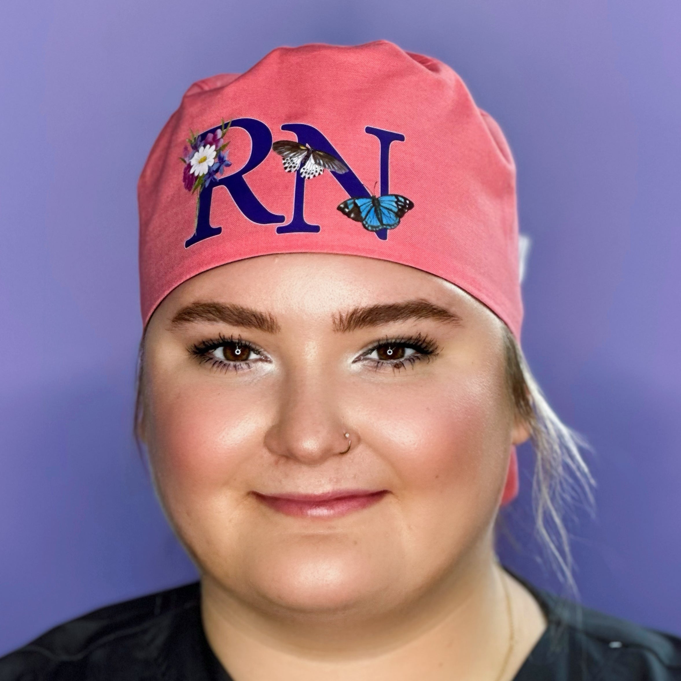 RN Themed Solid Color Ponytail