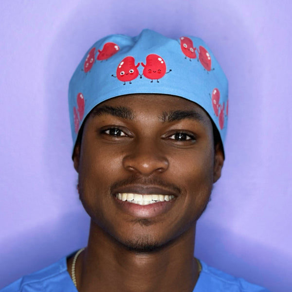 Friendly Kidneys Custom Solid Color Unisex Scrub Cap