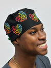 Rainbow Paw Hearts Theme Custom Solid Color Unisex Scrub Cap