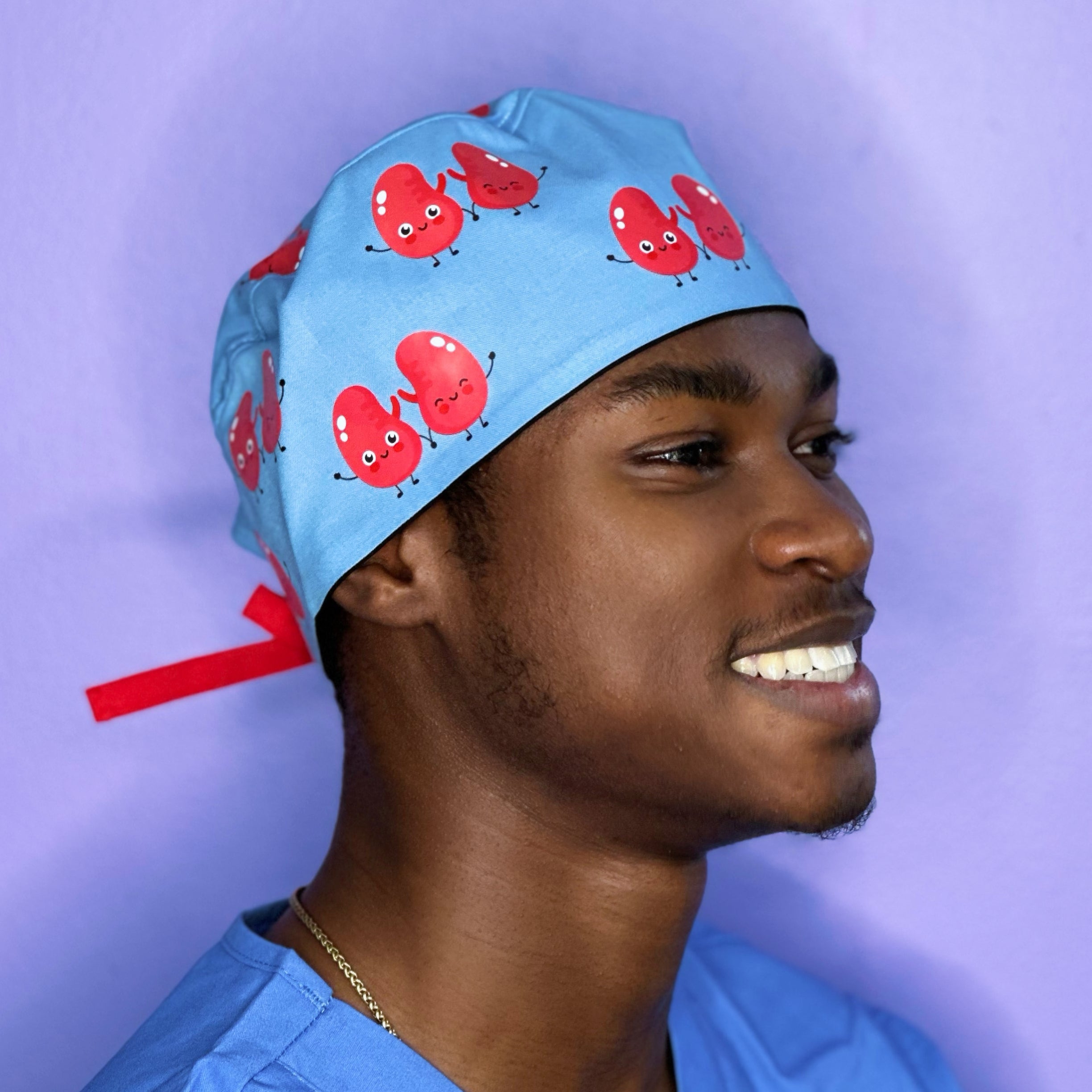 Friendly Kidneys Custom Solid Color Unisex Scrub Cap
