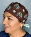 Cat Mom Custom Solid Color Unisex Scrub Cap
