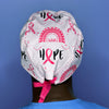 Breast Cancer Awareness Custom Solid Color Unisex Scrub Cap