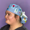 Mexican Loteria Custom Solid Color Ponytail