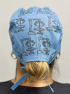 Robotic Surgery themed Custom Solid Color Unisex Scrub Cap
