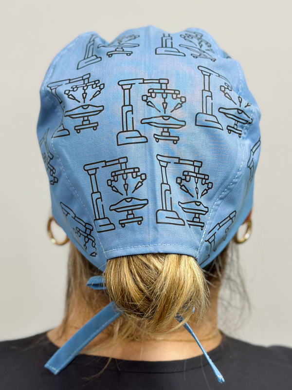 Robotic Surgery themed Custom Solid Color Unisex Scrub Cap