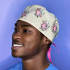 Floral Anatomical Hearts Custom Solid Color Unisex Scrub Cap
