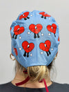 Popular Heart Custom Solid Color Unisex Scrub Cap