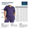 YOUR Picture Printed on ALL OVER Cherokee Women's Workwear Revolution V-Neck Top with Badge Loop Scrub Top Customized