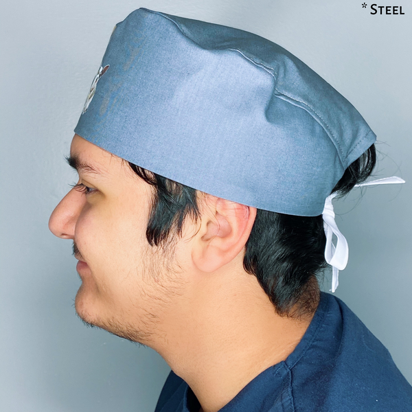 Your Picture Printed ONCE on Custom Solid Color Unisex Scrub Cap