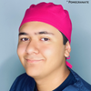 Solid Color "Pomegranate" Unisex Scrub Cap