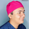 Solid Color "Pomegranate" Unisex Scrub Cap