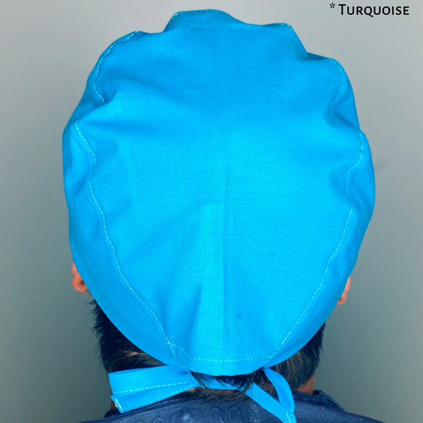 Solid Color "Turquoise" Unisex Scrub Cap