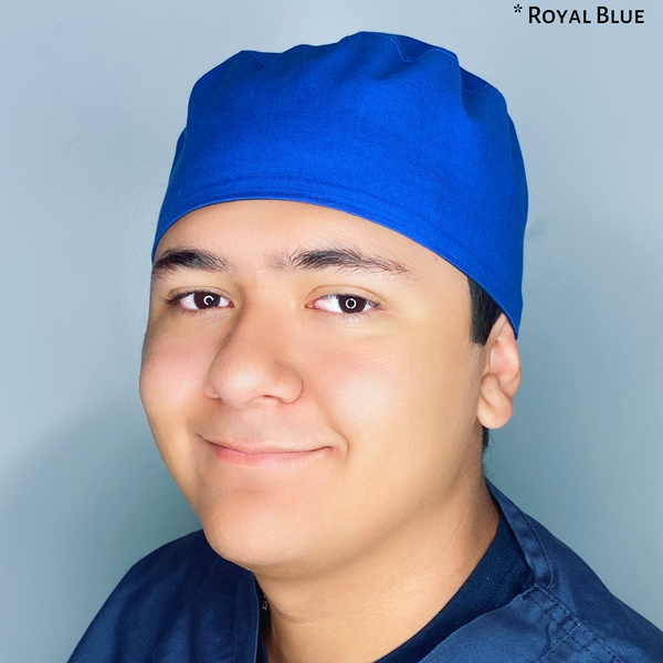 Solid Color "Royal Blue" Unisex Scrub Cap