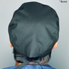 Solid Color "Black" Unisex Scrub Cap