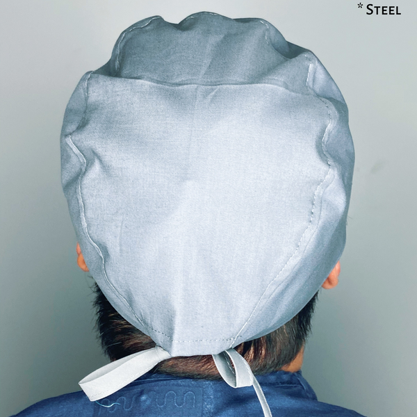 Solid Color "Steel" Unisex Scrub Cap