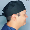 Solid Color "Black" Unisex Scrub Cap