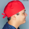 Solid Color "Tomato Red" Unisex Scrub Cap