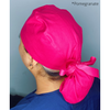 Holiday Tractor Cute Hearts Mardi Gras Themed Solid Color Ponytail