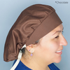 Solid Color "Chocolate" Bouffant