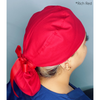 Gnome Alone Christmas Themed Solid Color Ponytail