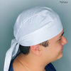 Solid Color "White" Skully Durag