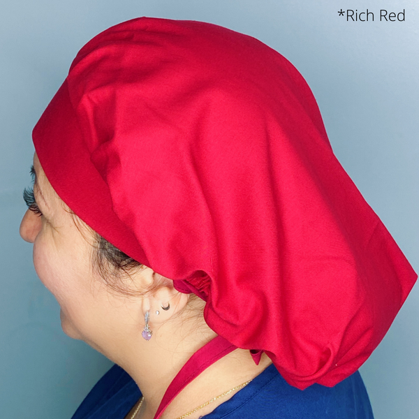 Your Logo Printed or Embroidered on Custom Solid Color Bouffant