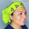 Poop Emoji Custom Solid Color Bouffant