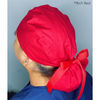 Gnome Alone Christmas Themed Solid Color Ponytail