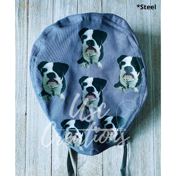 Your Picture Printed ALL OVER on Custom Solid Color Unisex Scrub Cap