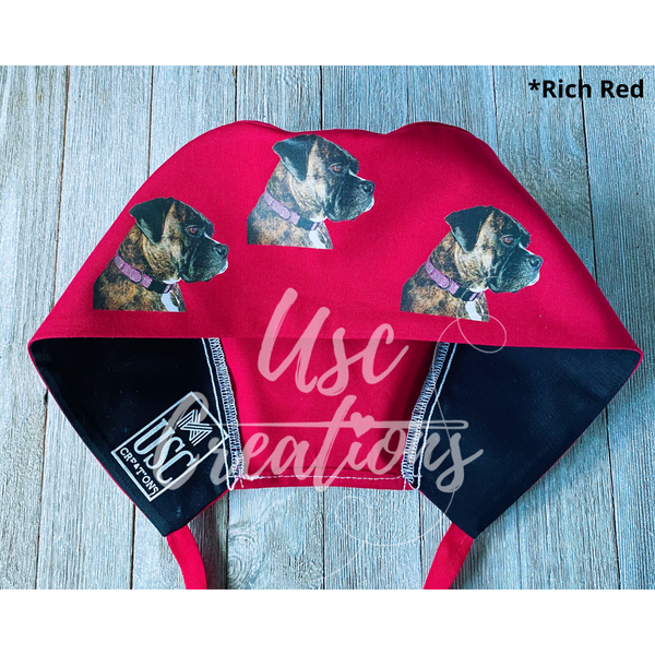 Your Picture Printed ALL OVER on Custom Solid Color Unisex Scrub Cap