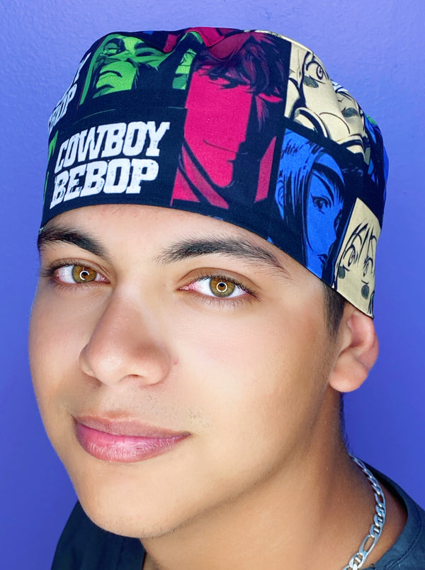 Cowboy Bebop Famous Anime TV Show Series Unisex Geek Scrub Cap