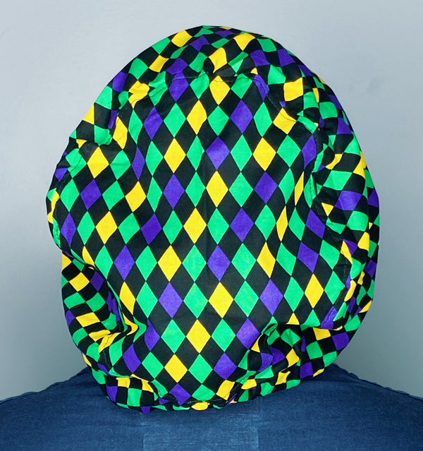 Harlequin Diamond Design Mardi Gras Euro