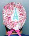 Paris Eiffel Towers & Hearts Design Unisex Cute Scrub Cap