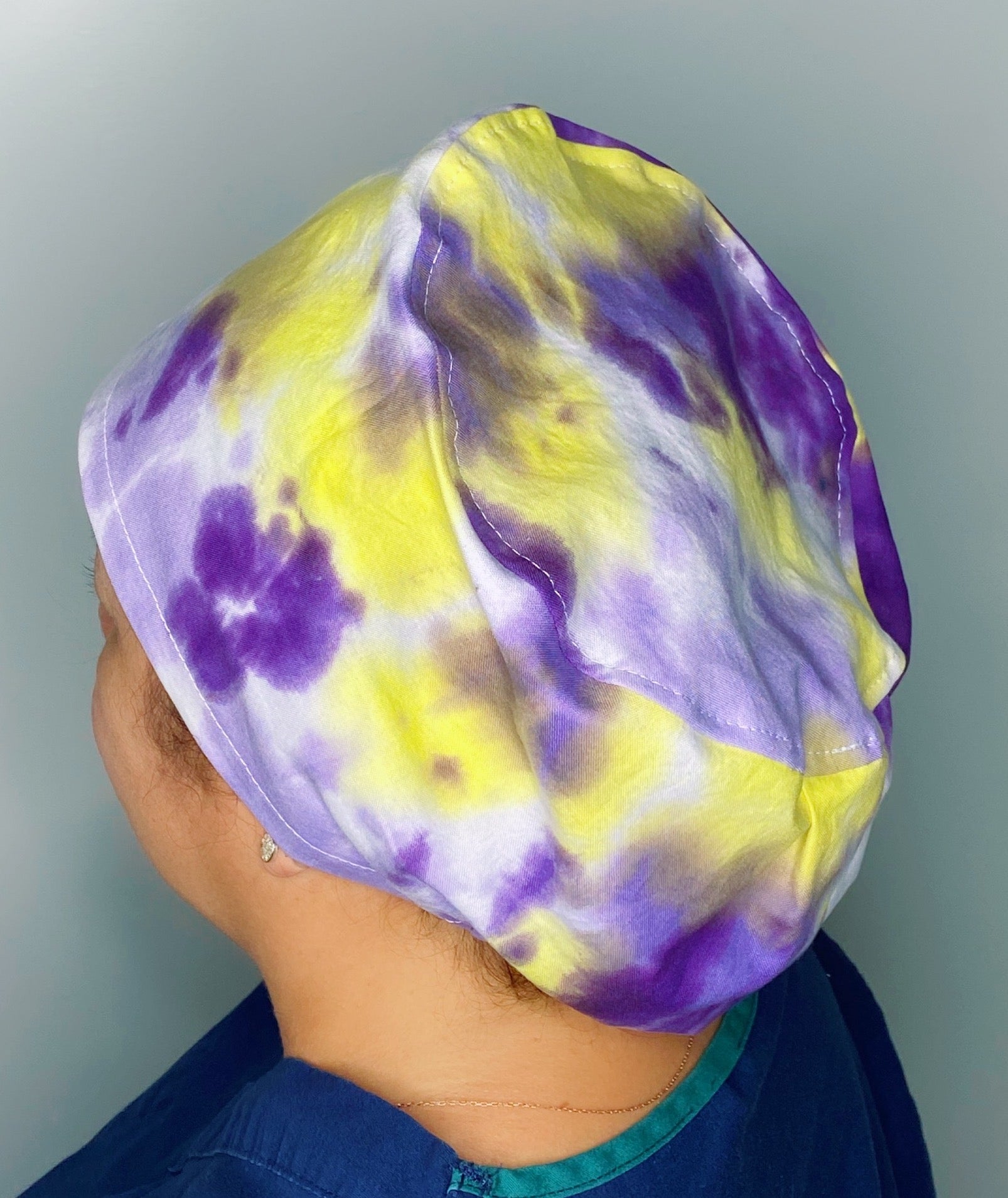 Purples & Yellow Colorful Tie Dyed Euro