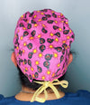 Funny F Bombs on Magenta Unisex Cute Scrub Cap