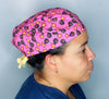 Funny F Bombs on Magenta Unisex Cute Scrub Cap