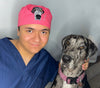 Your Picture EMBROIDERED ONCE on Custom Solid Color Unisex Scrub Cap