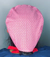 Small Hearts on Pink Valentine's Day Unisex Holiday Scrub Cap