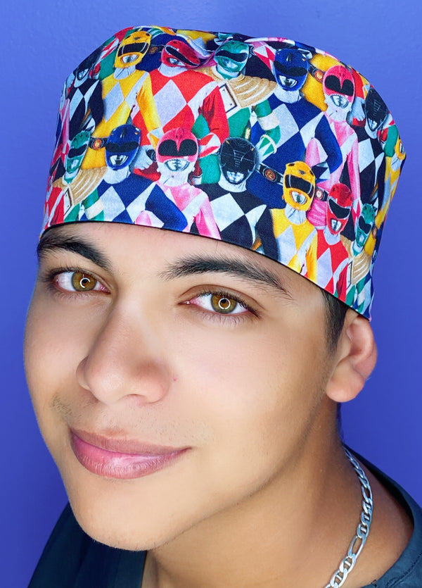 Power Rangers Character Unisex Geek Scrub Cap